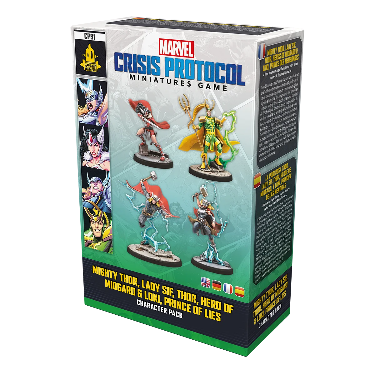 Marvel Crisis Protocol: Mighty Thor, Lady Sif, Thor, Hero of Midgard & Loki, Prince of Lies