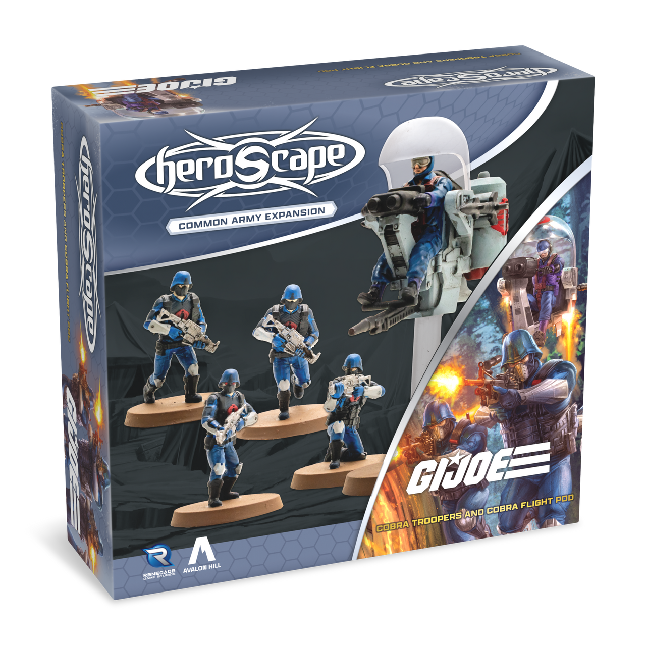 G.I. JOE Heroscape: COBRA Troopers and COBRA Flight Pod Army Expansion