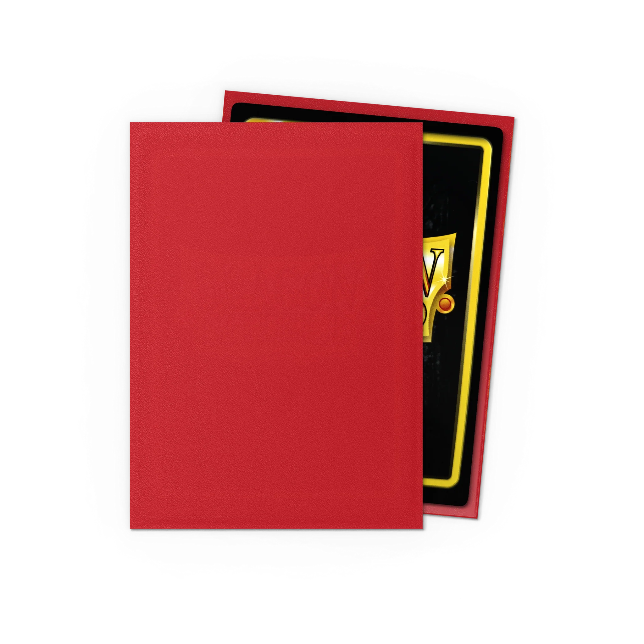 Dragon Shield - Matte Crimson rot, notizbuch, leder, klebefach, karte