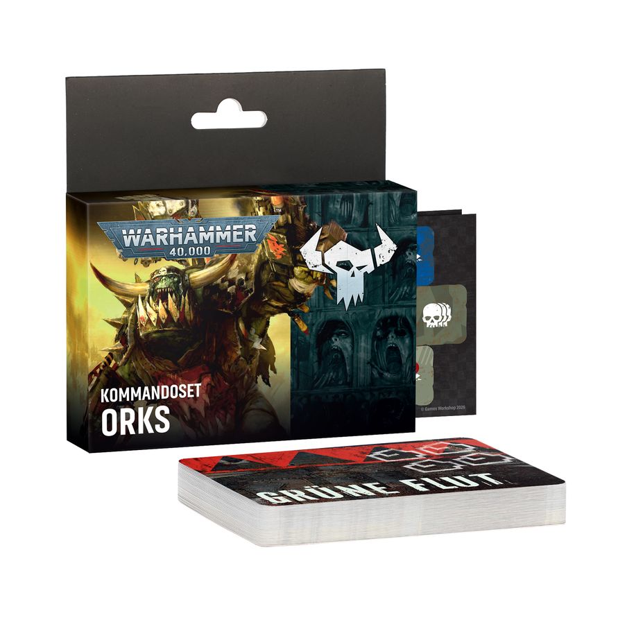 Orks, Warhammer, Kommando-Set, Kartenspiel, Deck-Bundel