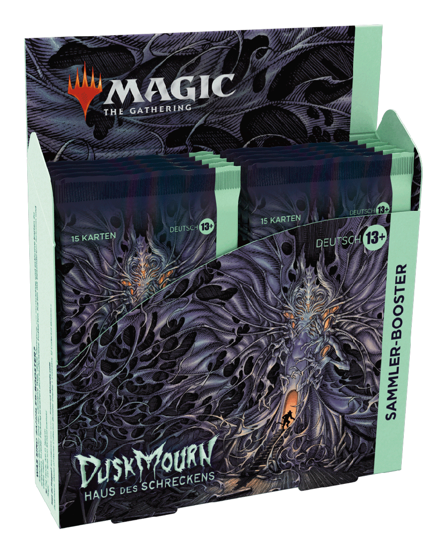 Magic CCG dt.: Duskmourn Haus des Schreckens Sammler-Booster Display