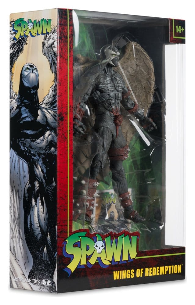 Spawn AF: Spawn Wings of Redemption 23cm Aktionsfigur, Sammlerfigur, Ninja, Rüstung, Flügel