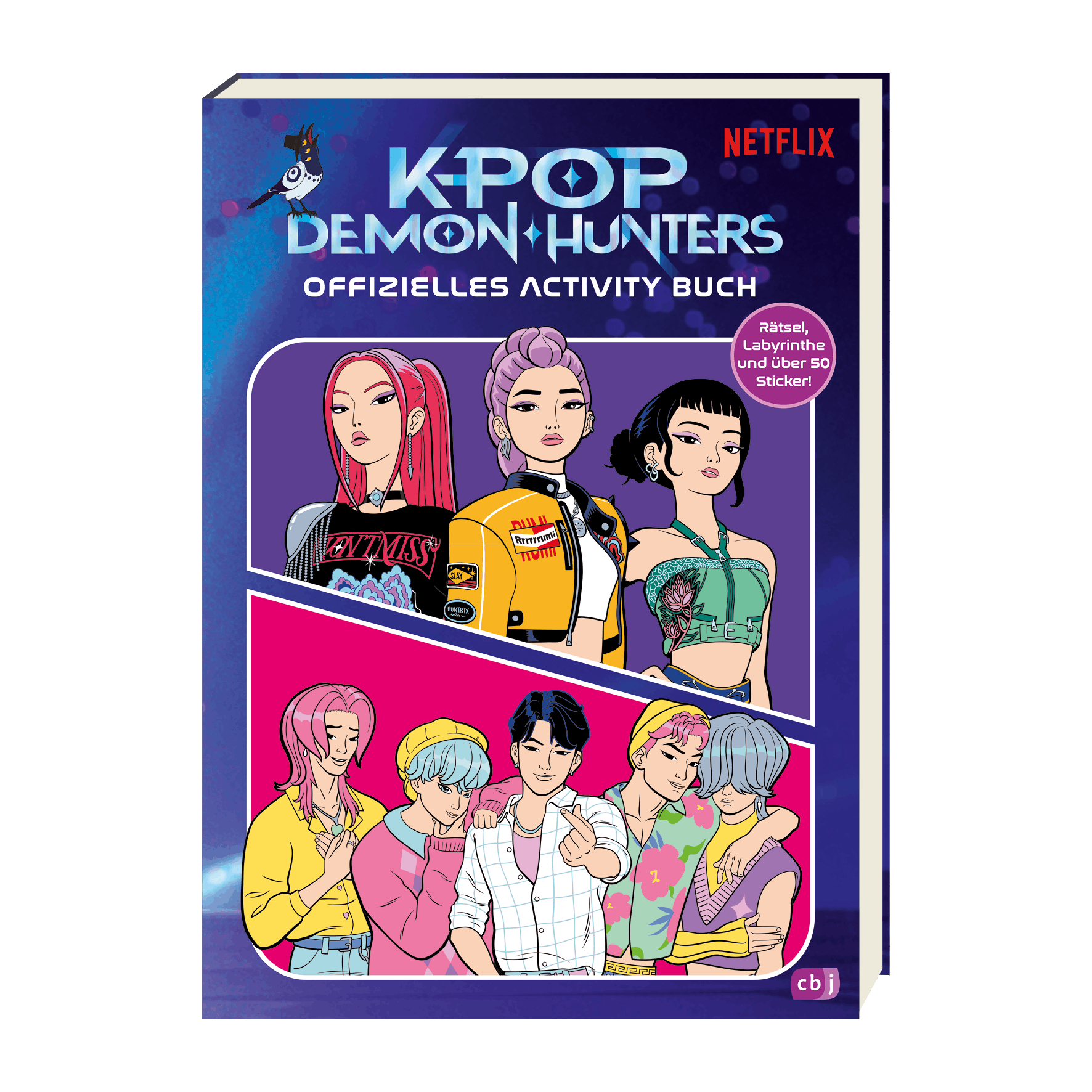 K-Pop Demon Hunters: Offizielles Activity Buch K-Pop, Hefte, Bekleidung, Band-Mitglieder, Comic-Stil