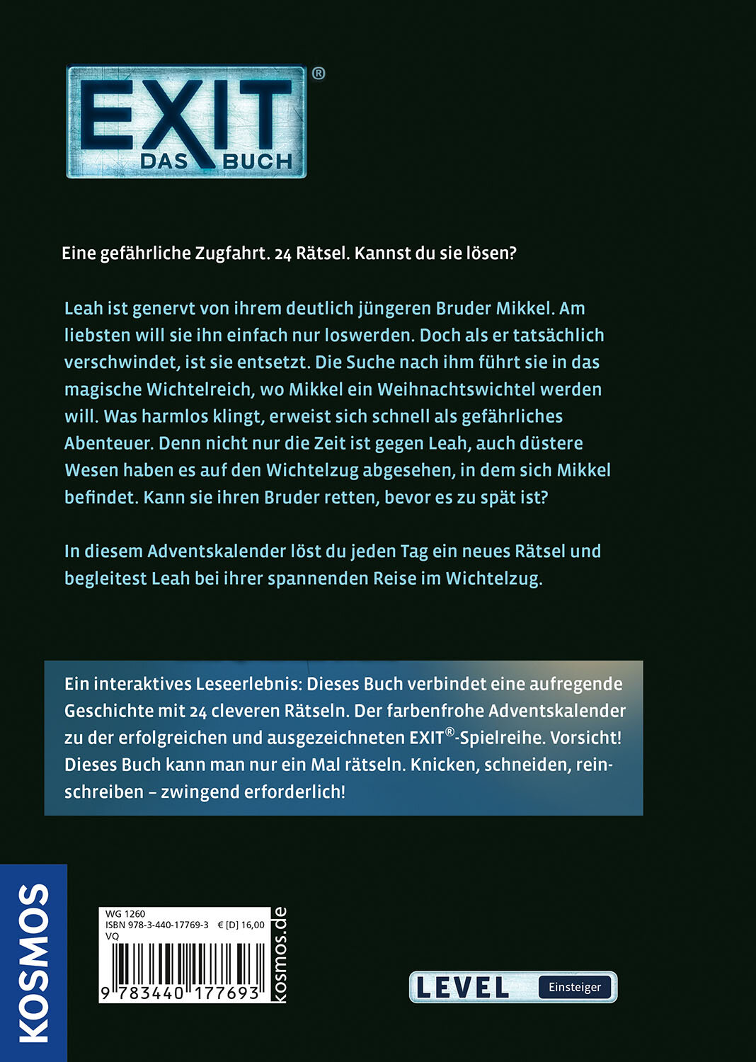 Exit: Das Buch - Der Adventskalender 2023 Das Ticket ins Verderben Exit: Das Buch - Der Adventskalender 2023 Das Ticket ins Verderben