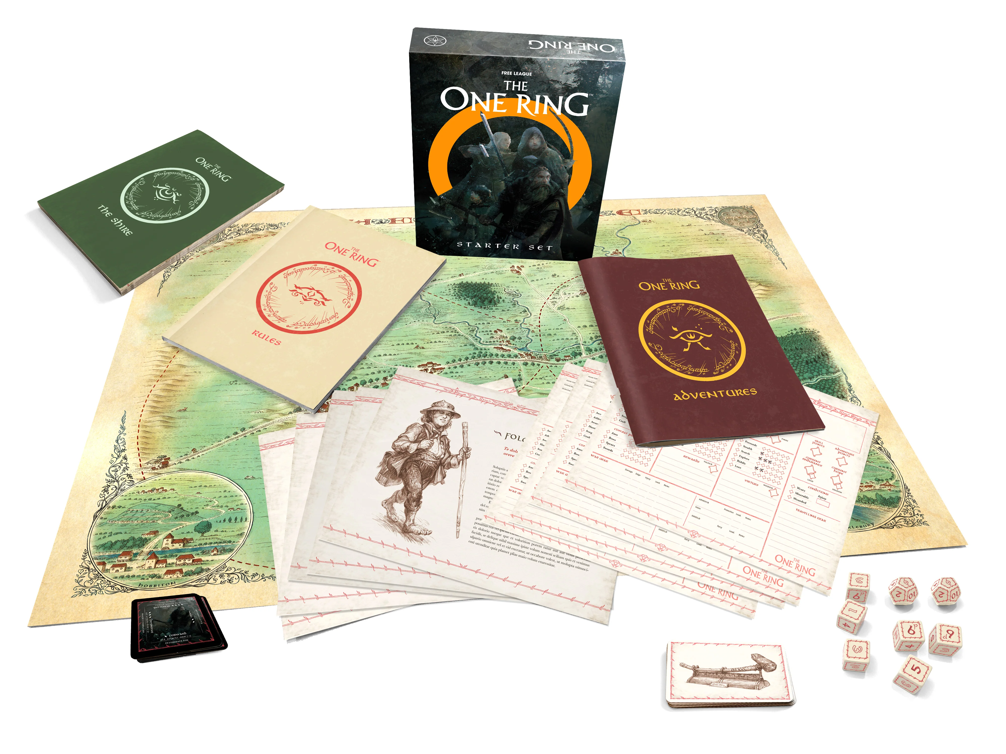 The One Ring RPG 2nd Edition: Starter Set