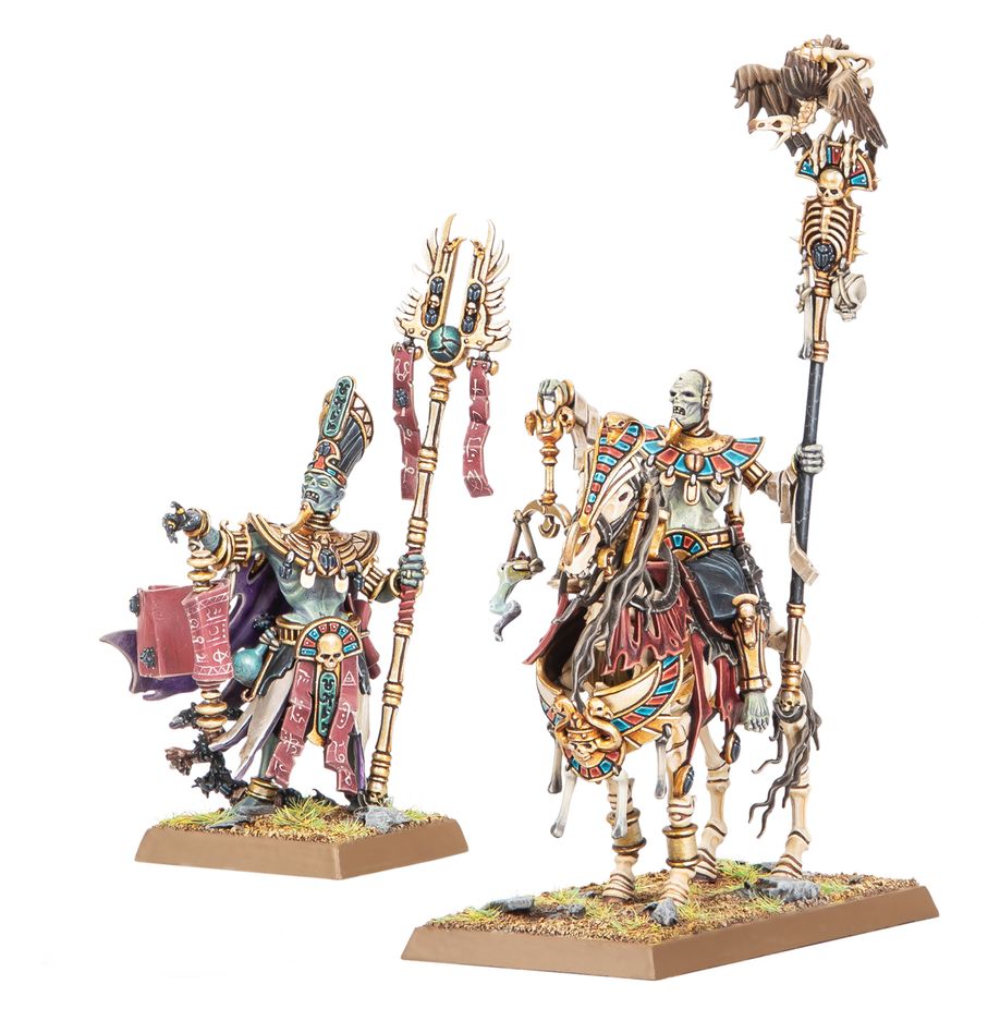 Warhammer: The Old World Khemri - Liche Priests Warhammer: The Old World Khemri - Liche Priests