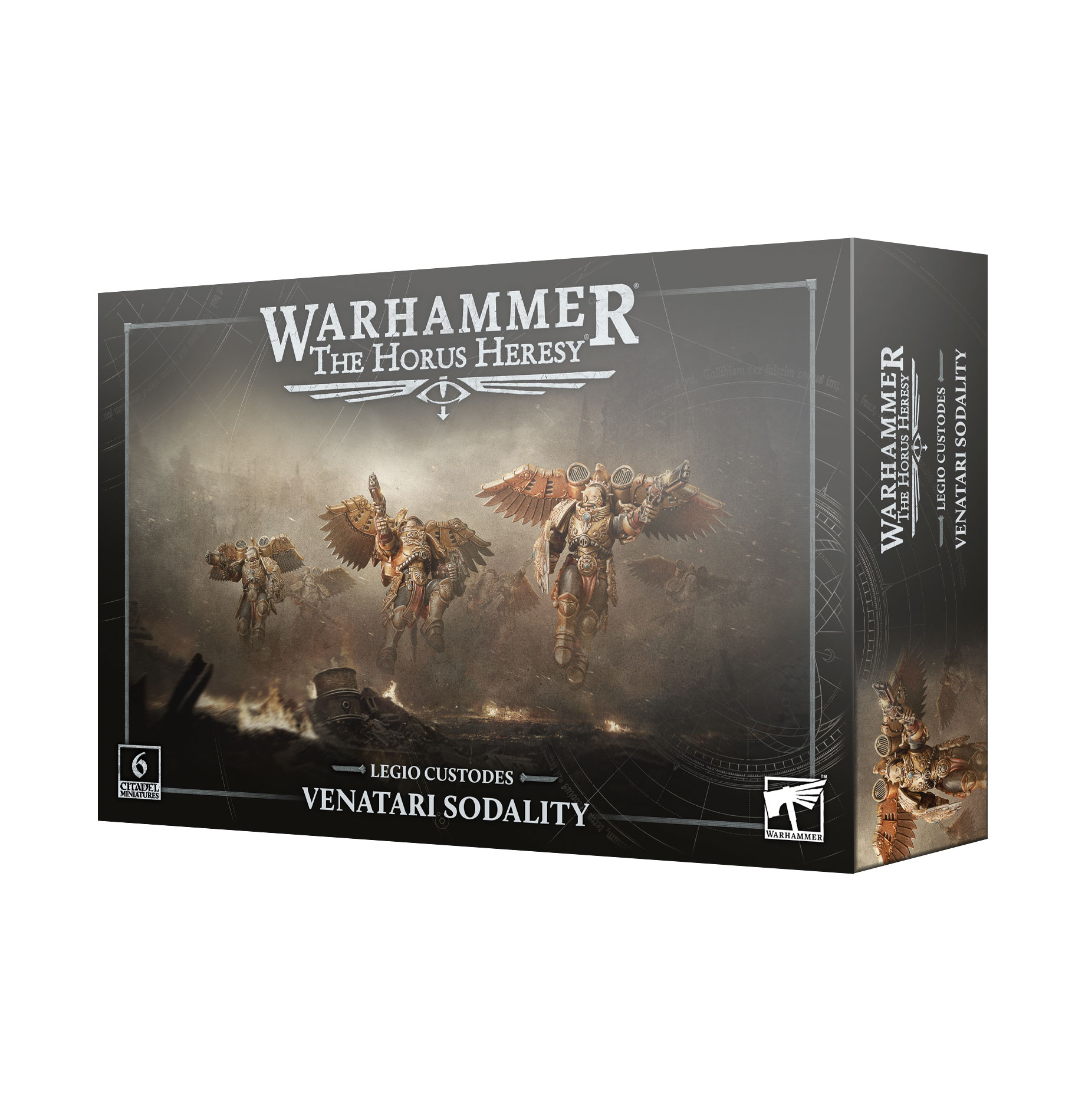 Horus Heresy: Legio Custodes - Venatari Sodality warhammer, venatari sodality, legio custodes, miniatures, board game box