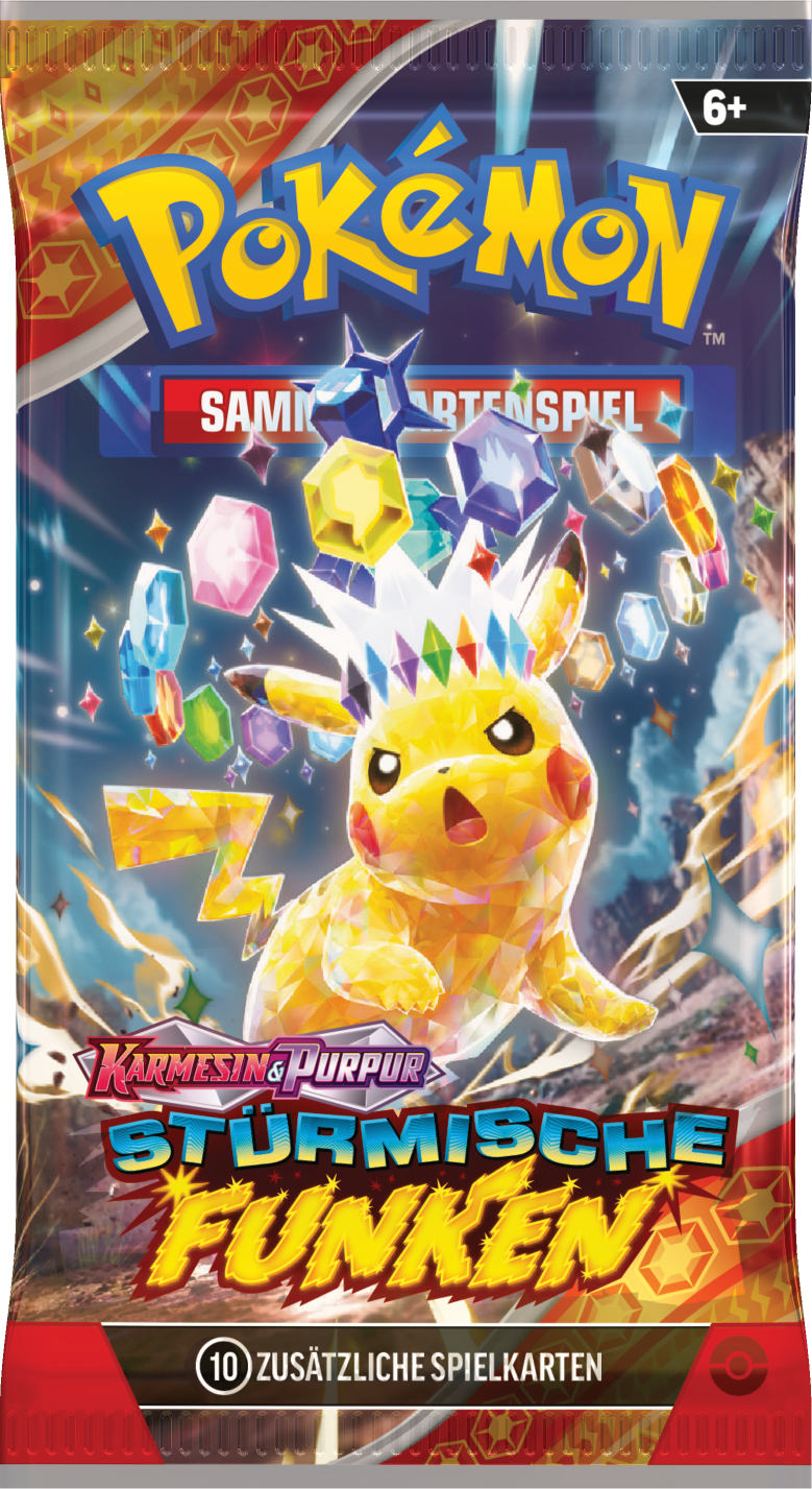 Pokémon CCG dt.: Karmesin & Purpur Stürmische Funken Boosterpack (KP08)