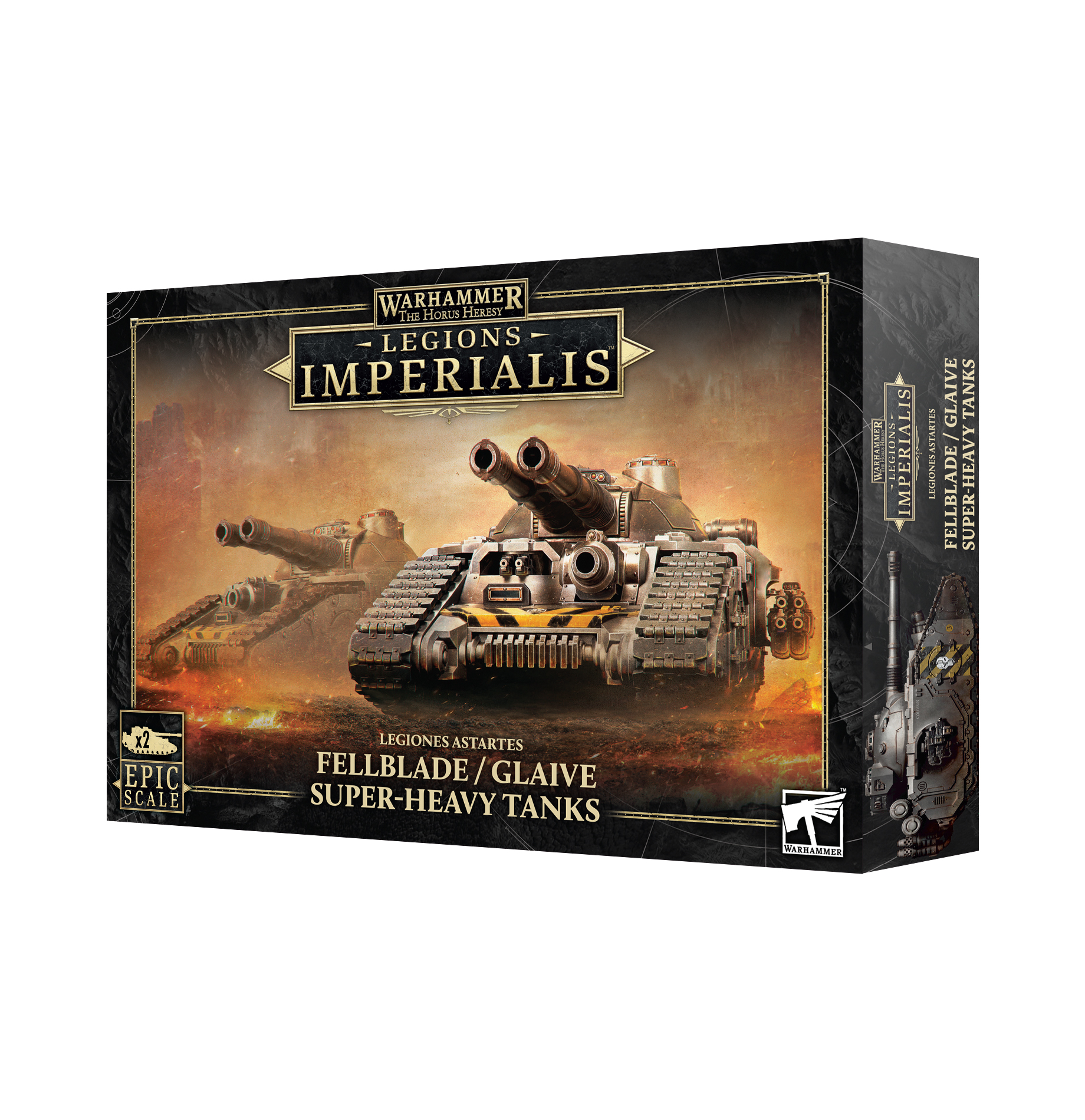 Legions Imperialis: Fellblade / Glaive Super-Heavy Tanks gepanzert, Militärisch, Panzer, Fahrzeug, Waffe