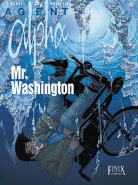 Agent Alpha Bd.18: Mr. Washington Comic, Graphic novel, Mr. Washington, Winter scene, Bike ride