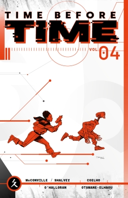 Time before Time Bd.4 SC (444) comic, poster, orange, two children, retro