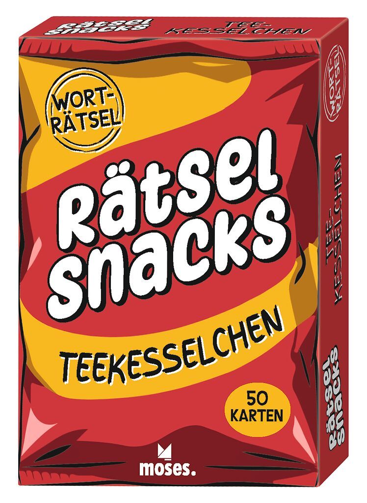 Rätsel Snacks: Teekesselchen Kartenspacks, Worträtsel, Rätselspaß, Teekesselchen, 50 Karten