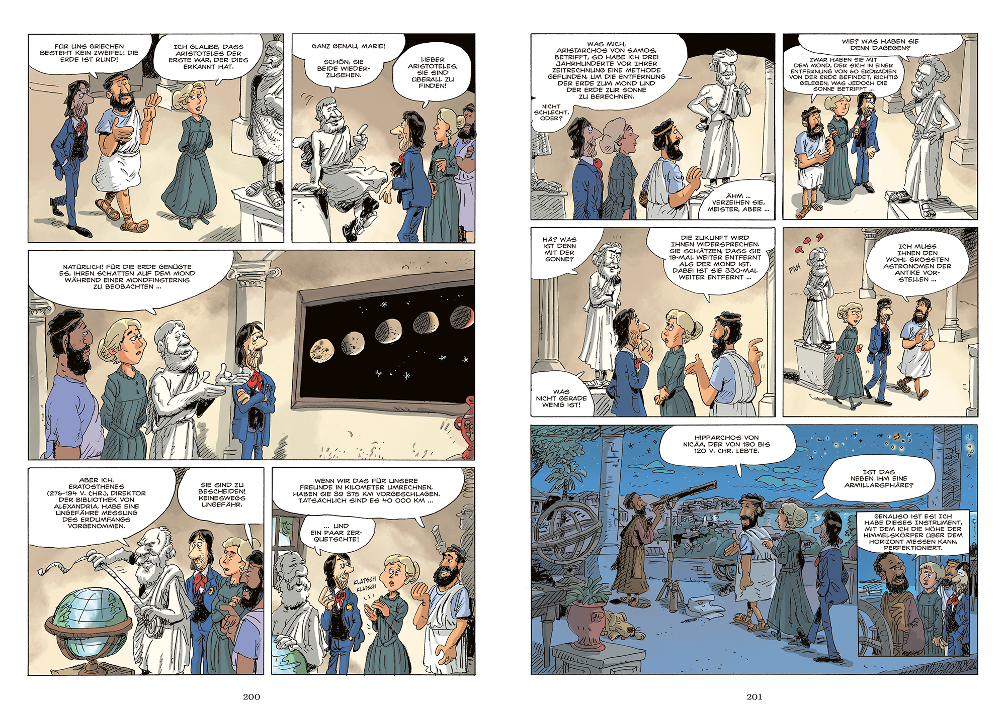 Heureka! - Von Atom bis Zufall - die unglaubliche Geschichte der Naturwissenschaften Buch, Comics, Veröffentlichung, Person