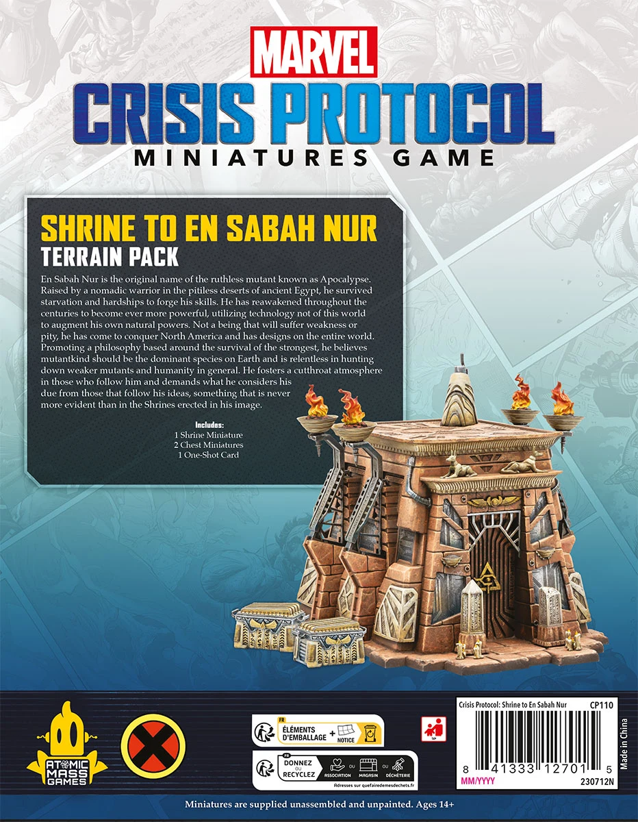 Marvel Crisis Protocol: Shrine to En Sabah Nur Marvel Crisis Protocol: Shrine to En Sabah Nur