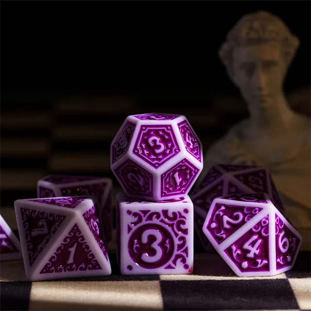 Grape Explosion RPG Dice Set (7)
