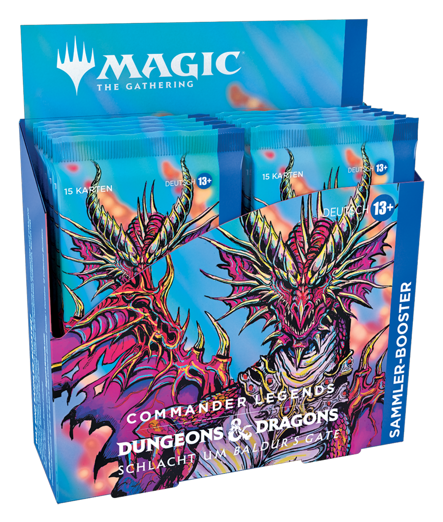 Magic CCG dt.: Commander Legends 2 - Baldurs Gate Sammler-Booster Display Magic CCG dt.: Commander Legends 2 - Baldurs Gate Sammler-Booster Display