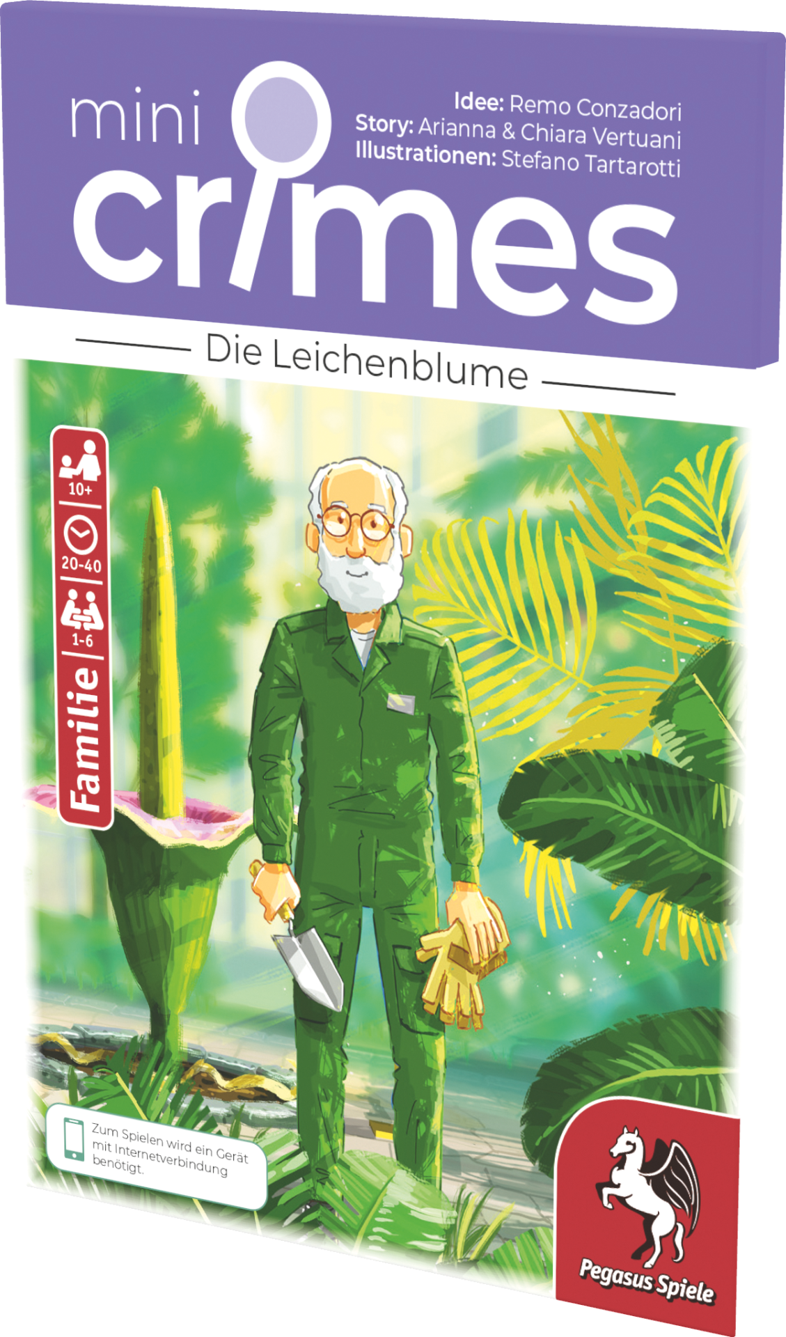 neutral, karton, brettspiel, mini krimes, familie