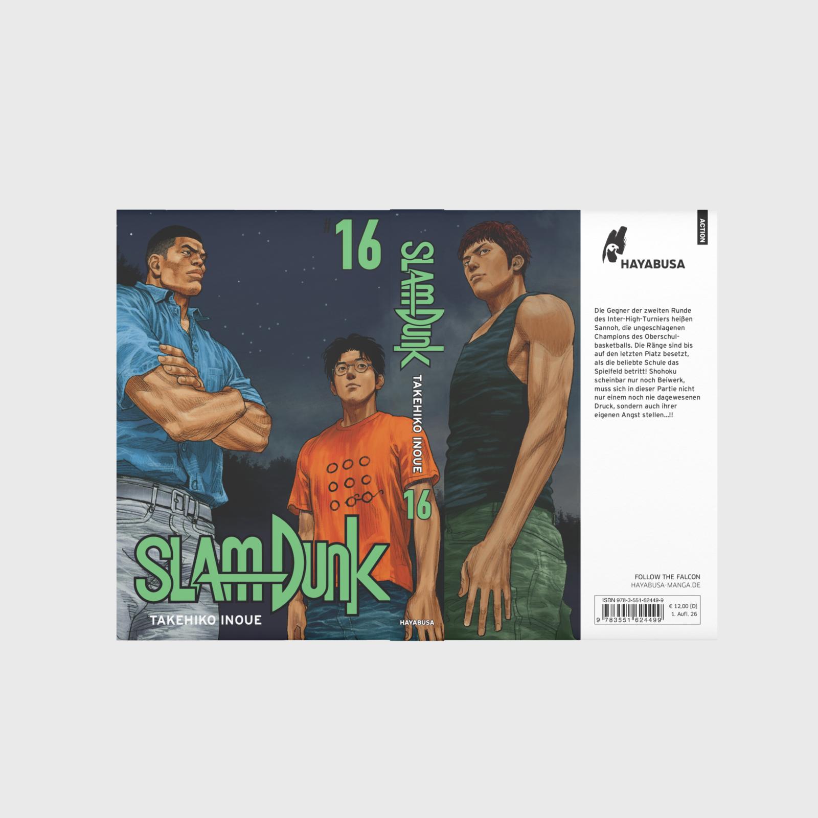 Slam Dunk Bd.16 Manga, Comic, Slapdunk, Takéhiko Inoue, 16 Seiten