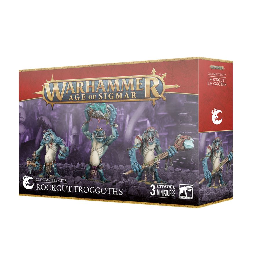 Miniatures, Tabletop, Orcs, Rockgut Troggoths, Warhammer