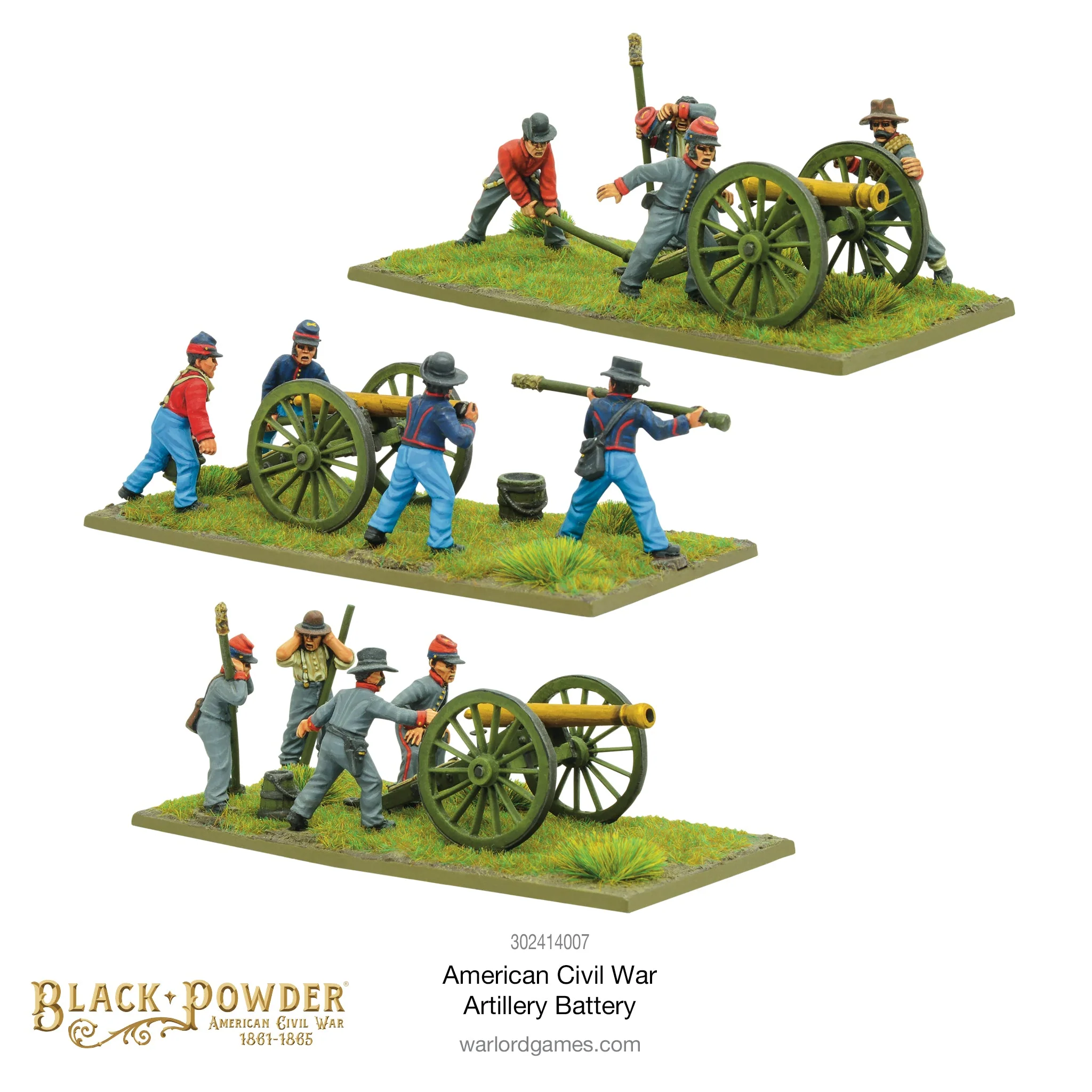 Black Powder: American Civil War Infantry Regiment Artillery Battery