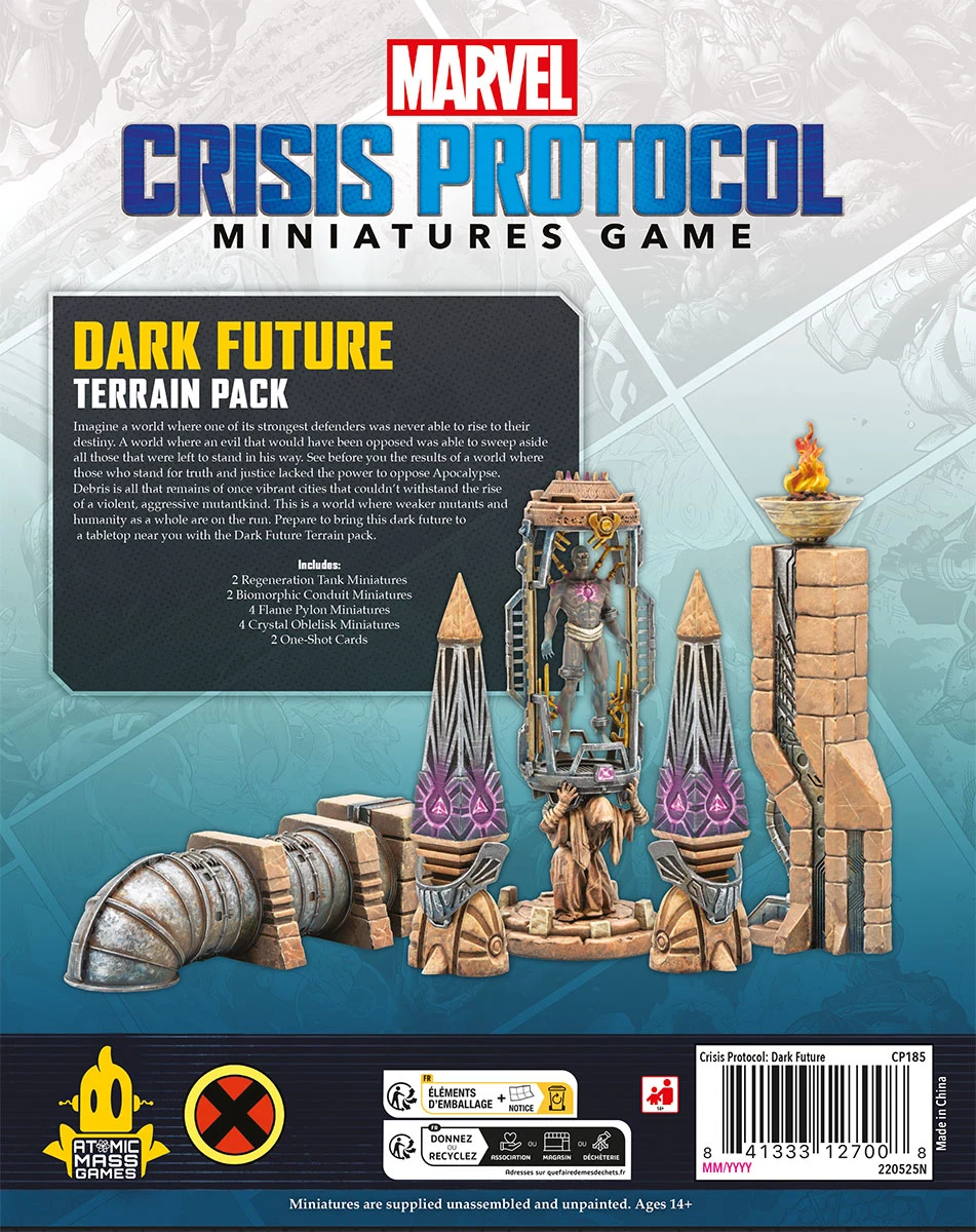 Marvel Crisis Protocol: Dark Future Terrain Pack Marvel Crisis Protocol: Dark Future Terrain Pack