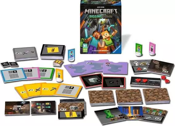 Minecraft: Digging Down Minecraft, Digging, Brettspiel, Kartenbrett, Tischspiel