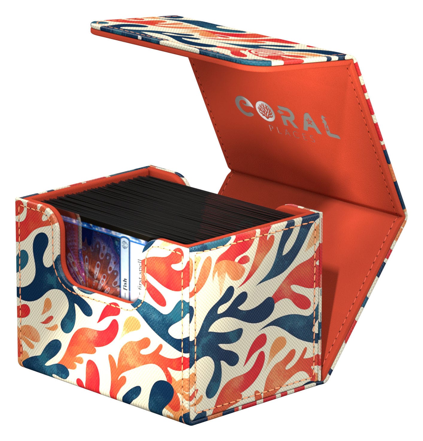Ultimate Guard: Deckbox SideWinder 100+ Xenoskin Coral Places - Mellow Sea Ultimate Guard: Deckbox SideWinder 100+ Xenoskin Coral Places - Mellow Sea