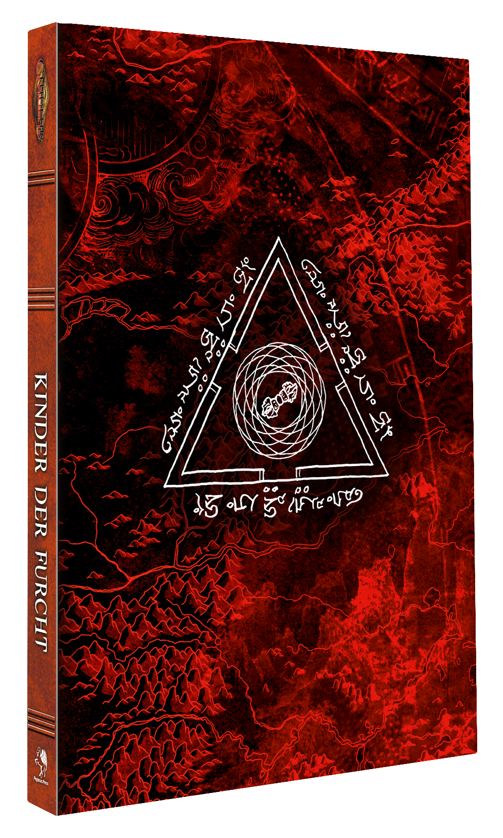 rot, Dreieck, Mystik, Glyphen, Cover-Art