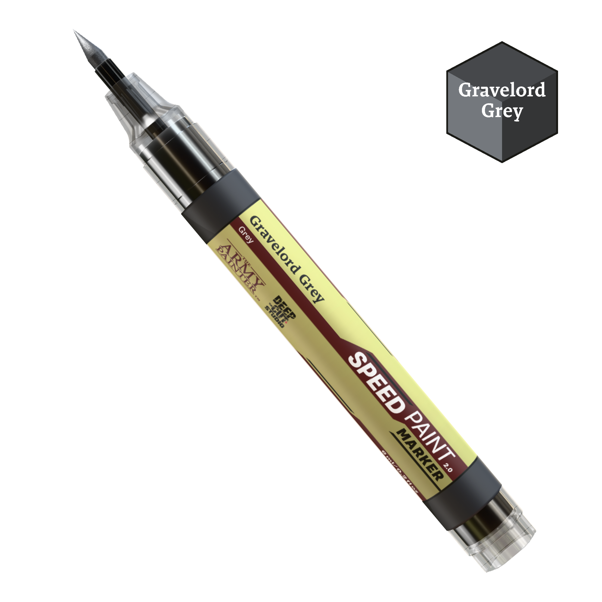 Army Painter: Speedpaint Marker - Gravelord Grey Füllfederhalter, Nib pen, Gravelord Grey, Speed paint marker, Paint marker