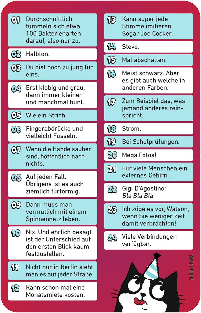 Illustration, Sprechblasen, Katze, rosa Hintergrund, Textblöcke