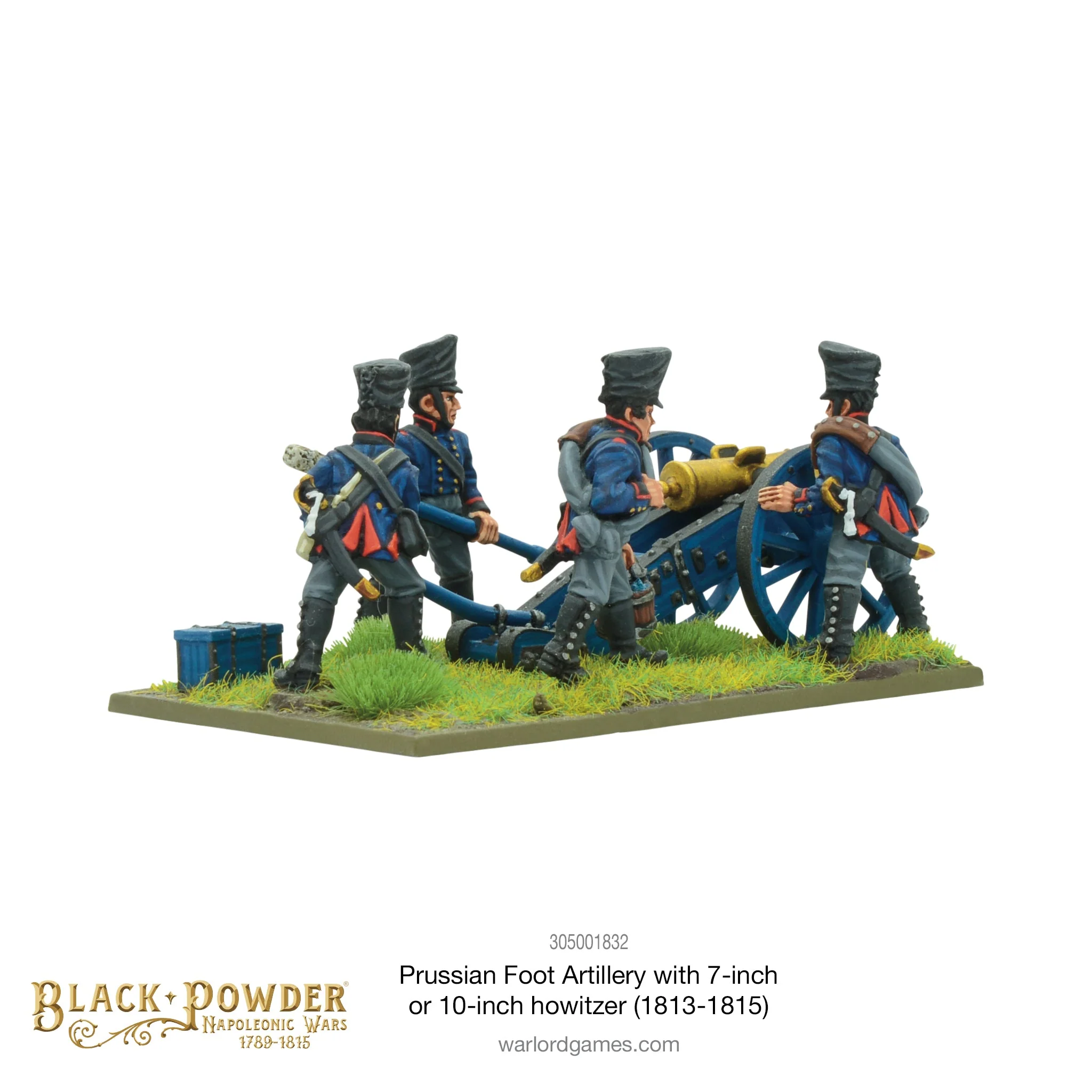 Black Powder: Napoleonic Prussian Foot Artillery with 7 or 10 inch howitzer (1813-1815)