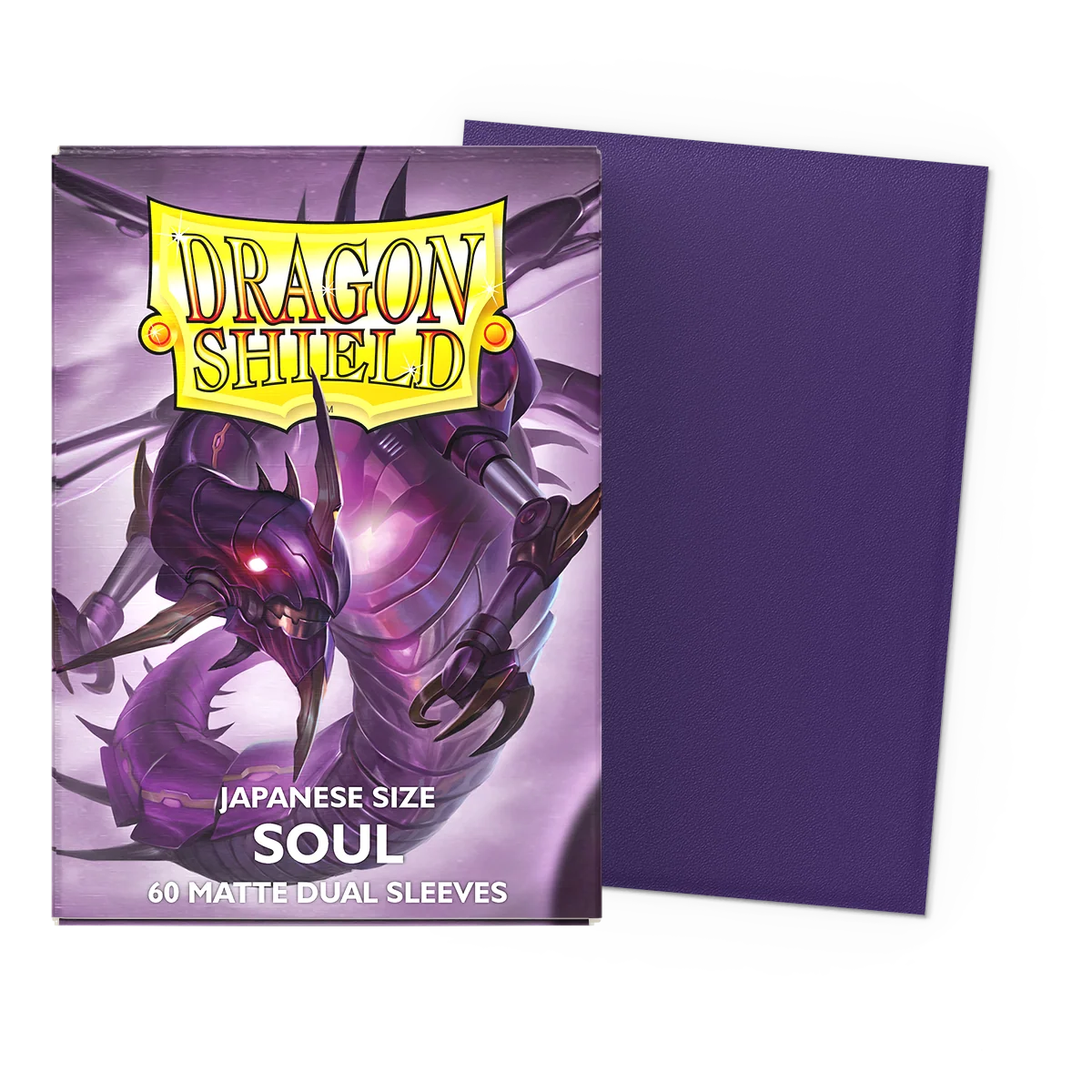 Dragon Shield Japanese Dual Matte - Soul dragon shield, 卡套, 日文尺寸, 60哑光, 双层袖