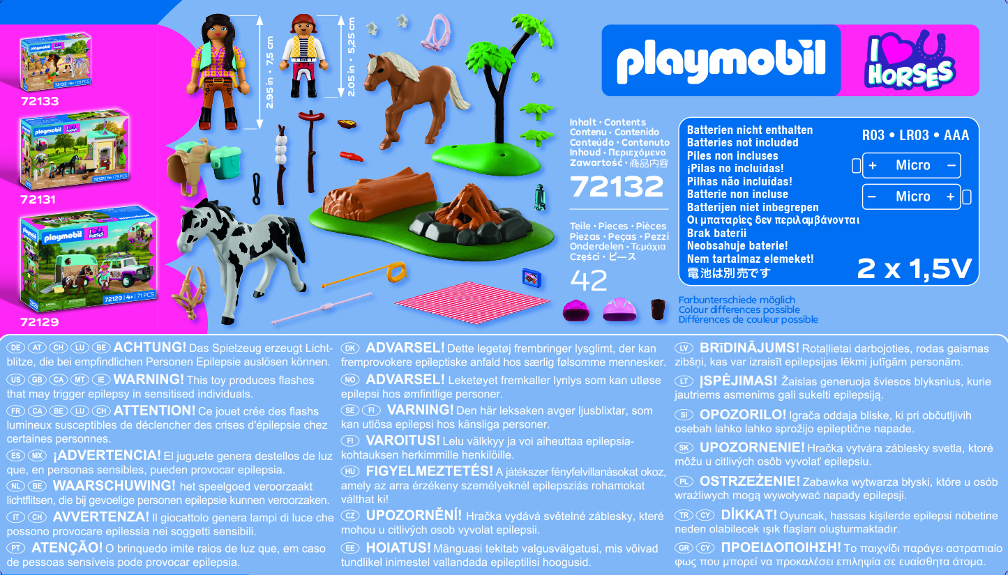 Playmobil, Pferd, Figuren, Zubehör, Miniwelt