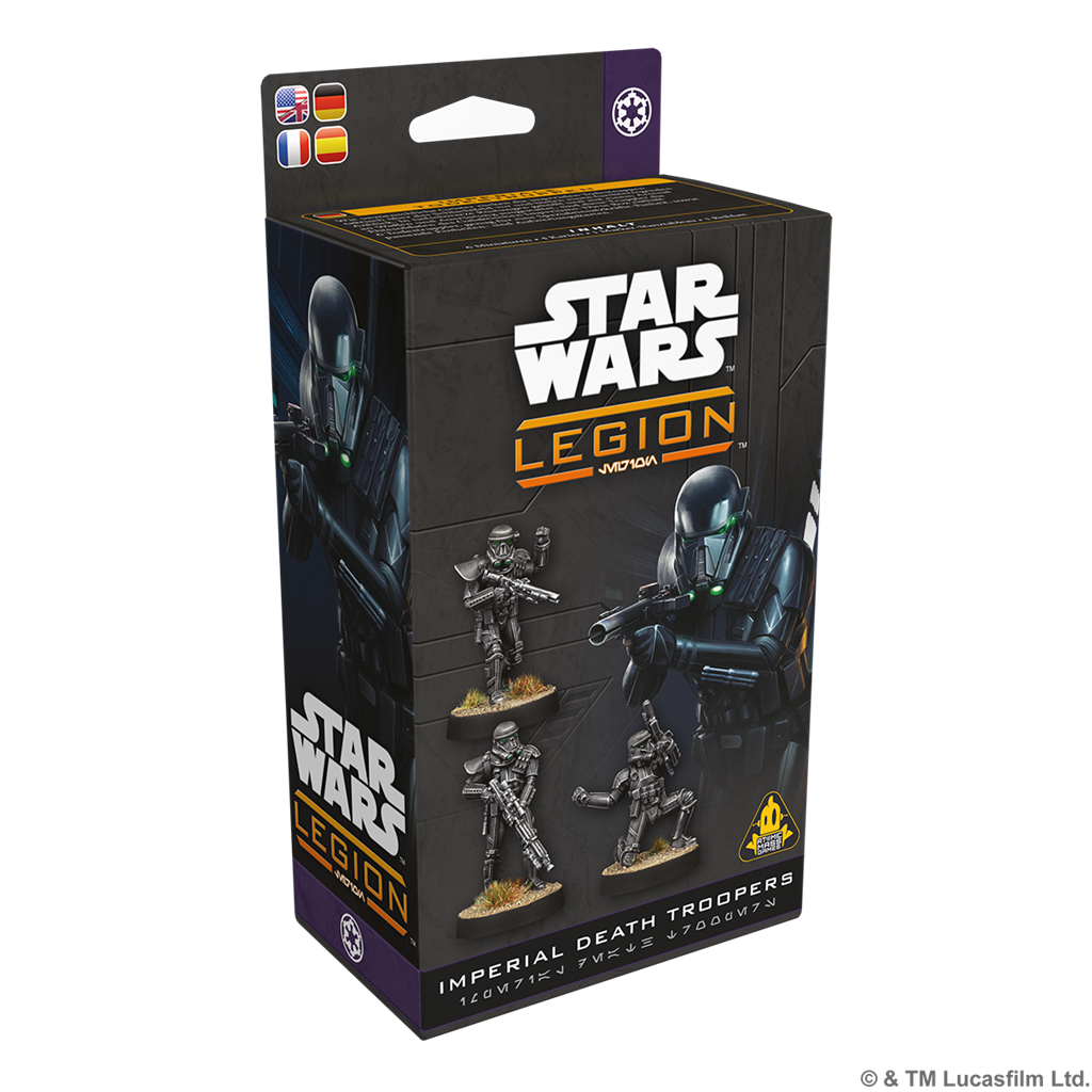 Star Wars: Legion - Imperial Death Troopers Star Wars, Legion, Imperial Death Troopers, miniatures, box packaging