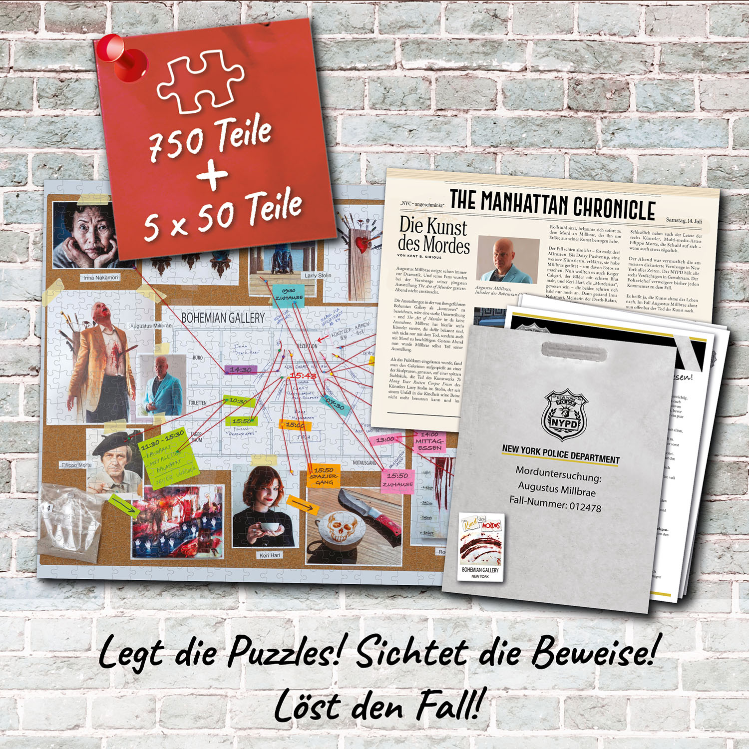 Murder Mystery Puzzle: Die Kunst des Mordes Murder Mystery Puzzle: Die Kunst des Mordes