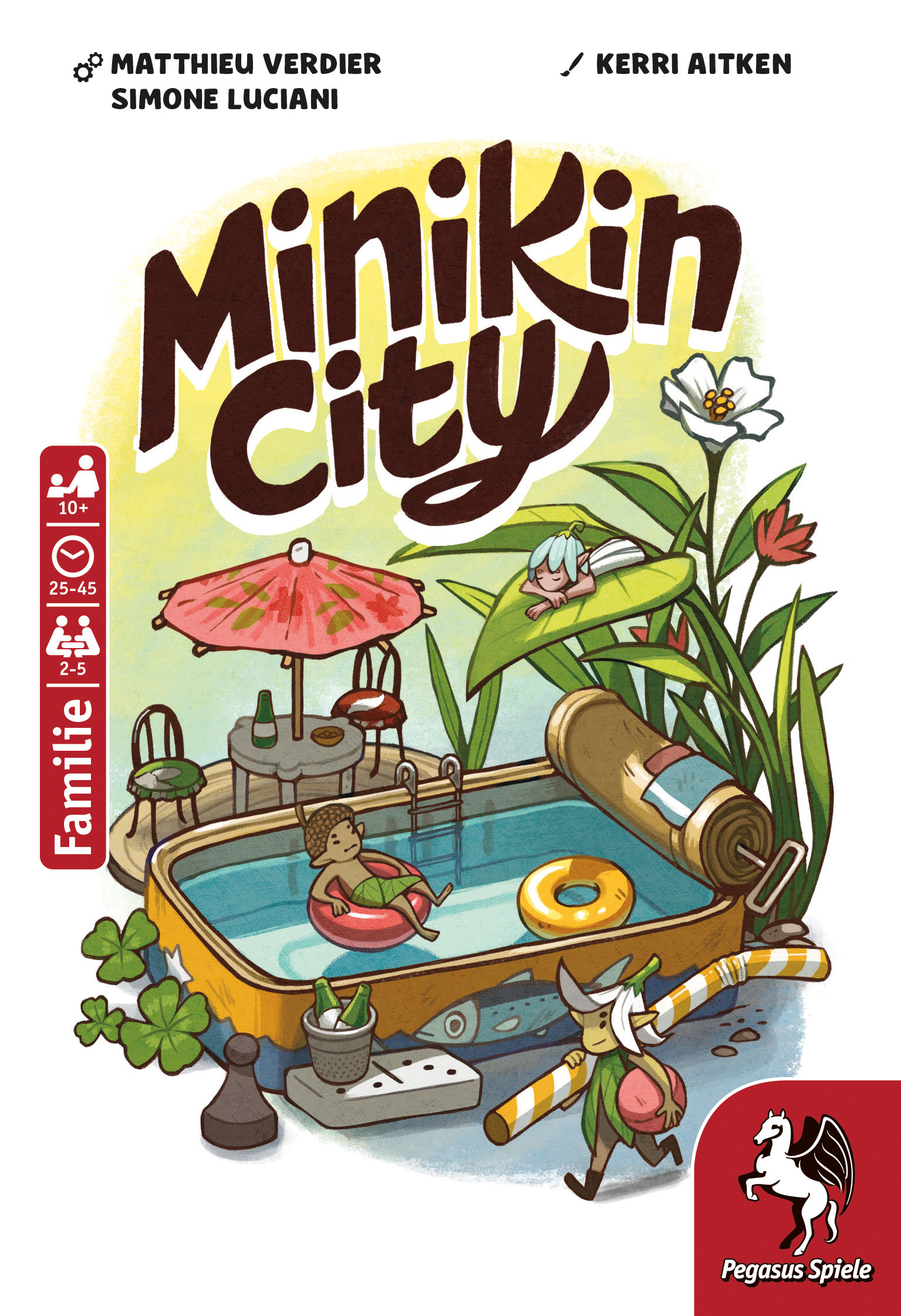 Kinderbuch, Mini-Kit, Pool, Garten, Pegasus Spiele