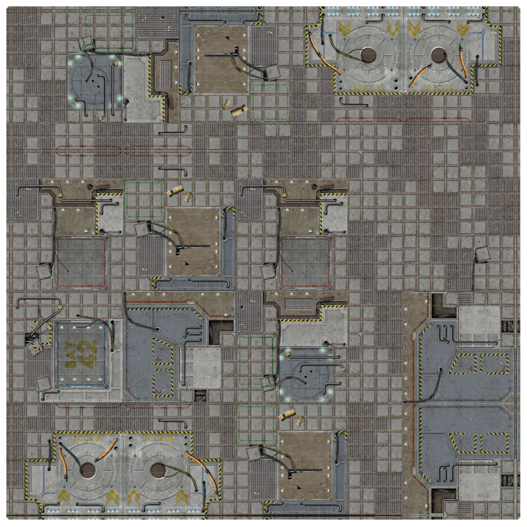 Battle Systems: Frontier Sci-Fi Gaming Mat 3x3 Battle Systems: Frontier Sci-Fi Gaming Mat 3x3