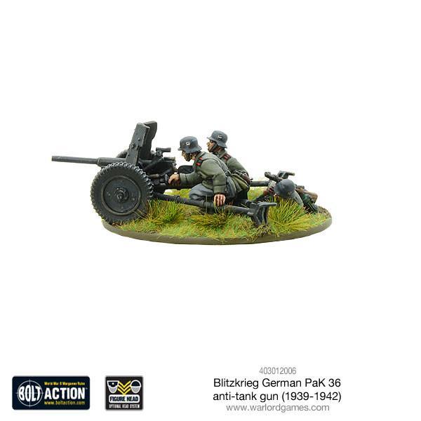 Bolt Action: German - Blitzkrieg Pak-36 Anti-Tank Gun