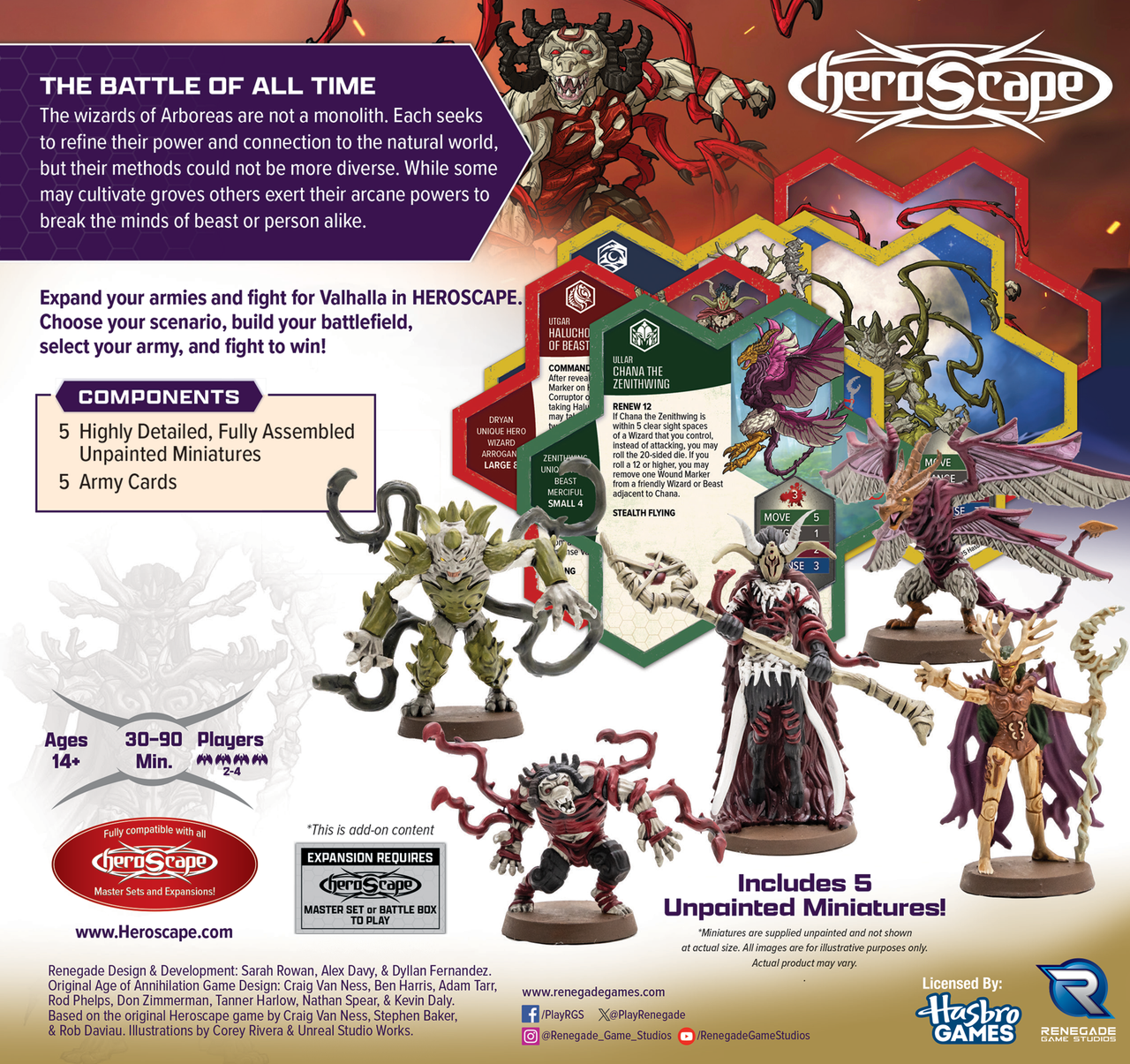 HeroScape: Heroes of Arboreas Army Expansion HeroScape: Heroes of Arboreas Army Expansion