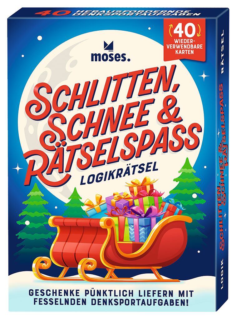 puzzle, logikrätsel, rätselbuch, winter, geschenke