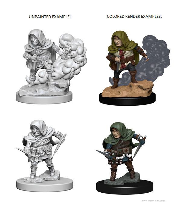 D&D Miniatures: Halfling Rogue (male)