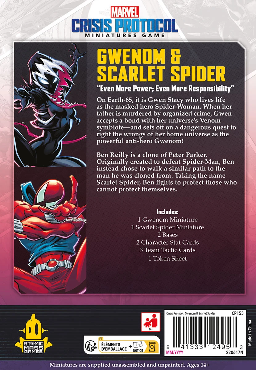 Marvel Crisis Protocol: Gwenom & Scarlet Marvel Crisis Protocol: Gwenom & Scarlet