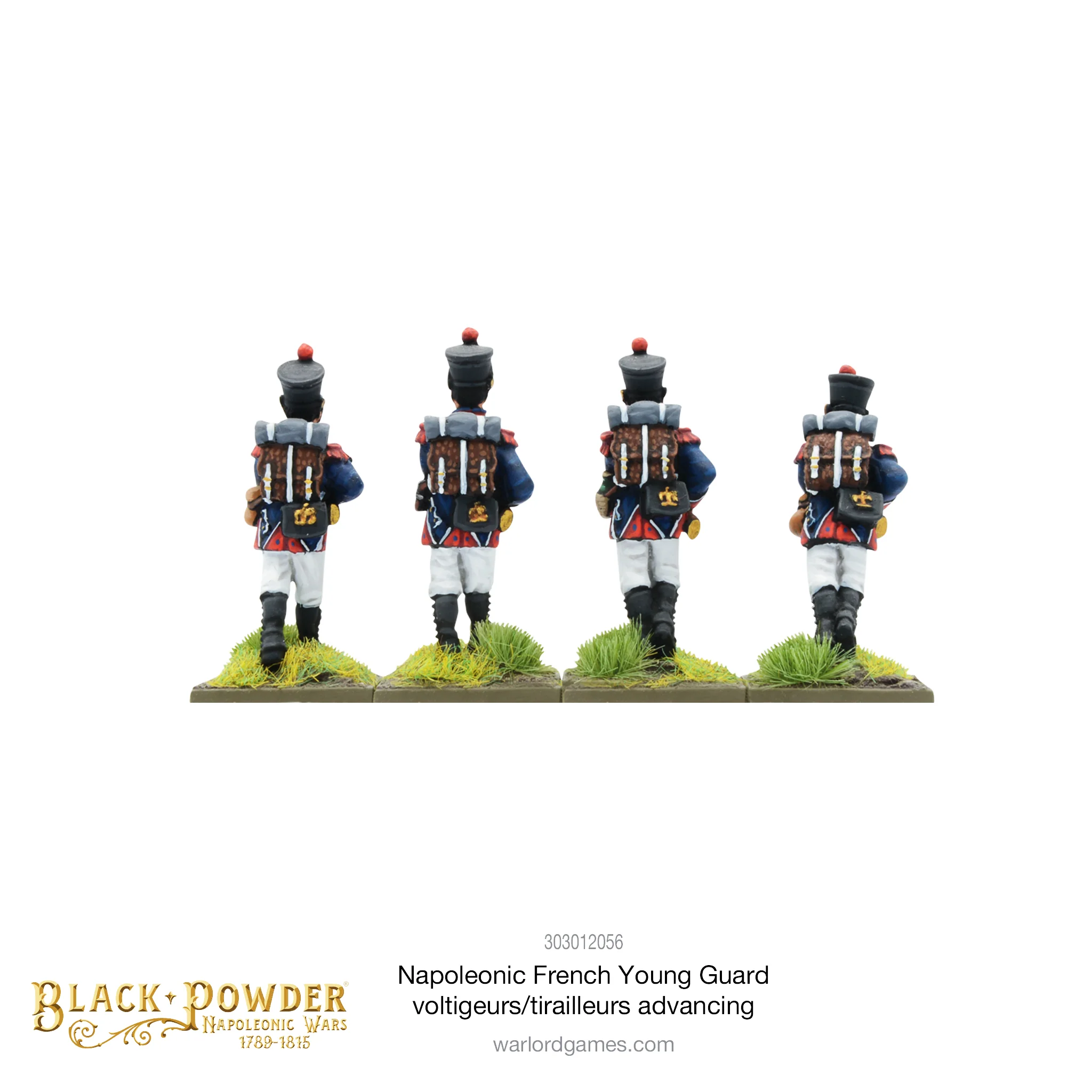 Black Powder: Napoleonic French Young Guard Voltigeurs/Tirailieurs advancing