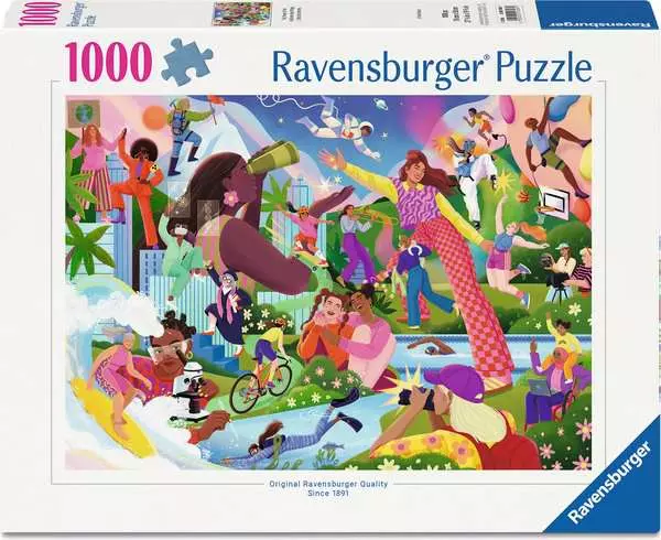 Puzzles, Ravensburger, 1000 Teile, Kinder, Farbiges Motiv