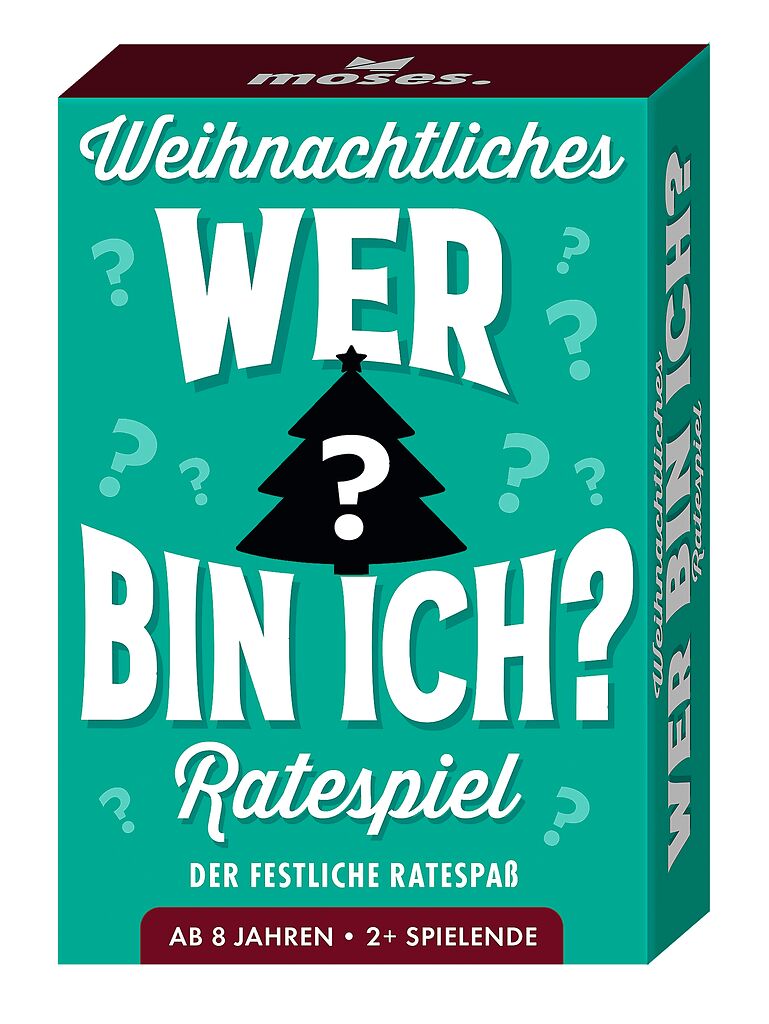 Mini Weihnachtsspiele (6 verschiedene) weihnachtliches spiel, rategespiel, weihnachten, fragen, kartenspiel