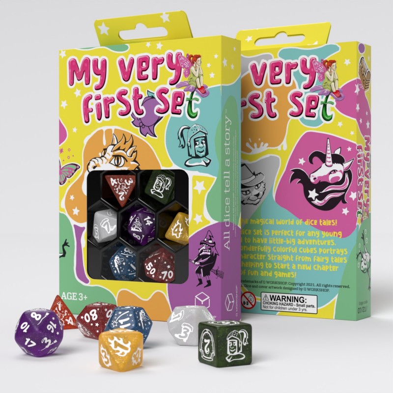My very first Dice Set - "Fairy Dust"