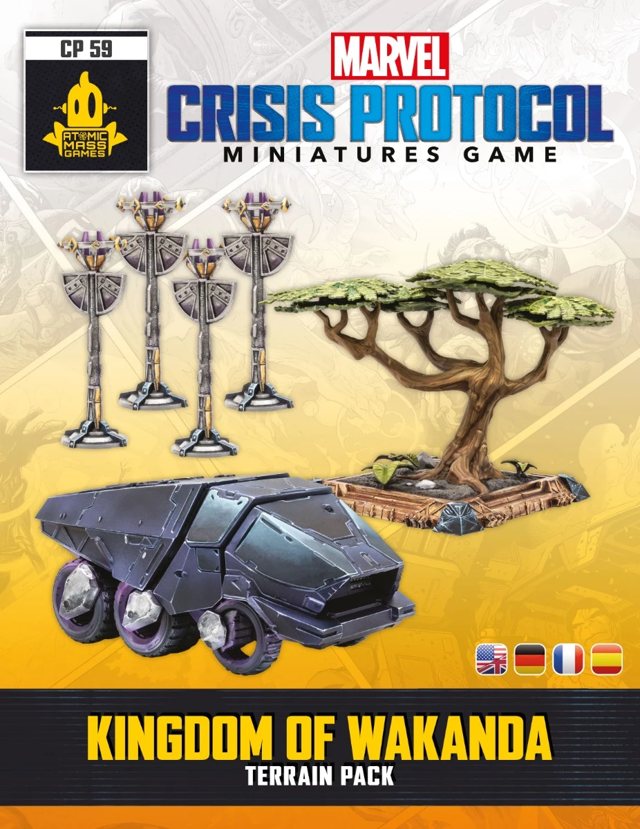 Marvel Crisis Protocol: Kingdom of Wakanda Terrain Pack Marvel Crisis Protocol: Kingdom of Wakanda Terrain Pack