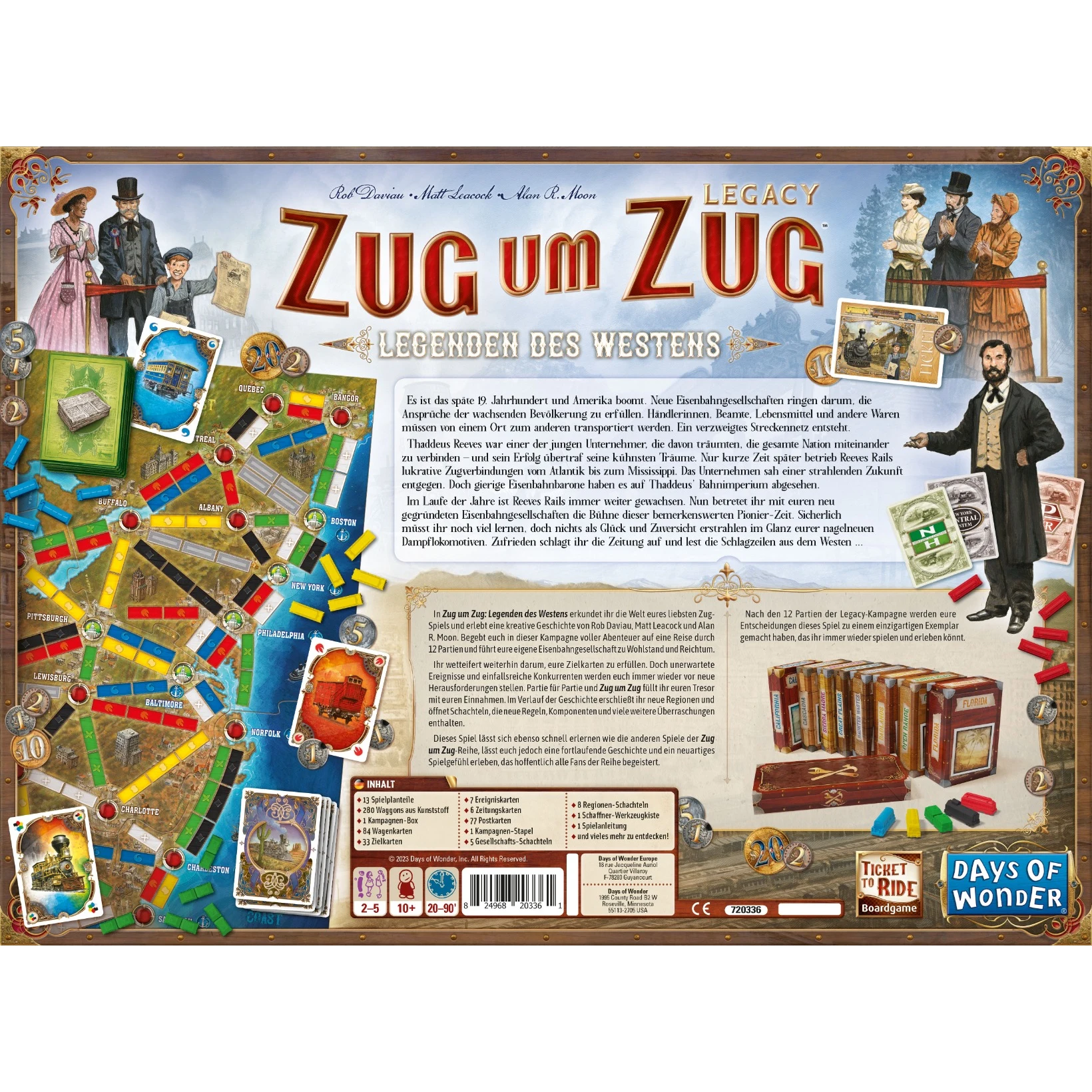 Zug um Zug Legacy: Legenden des Westens Zug um Zug Legacy: Legenden des Westens