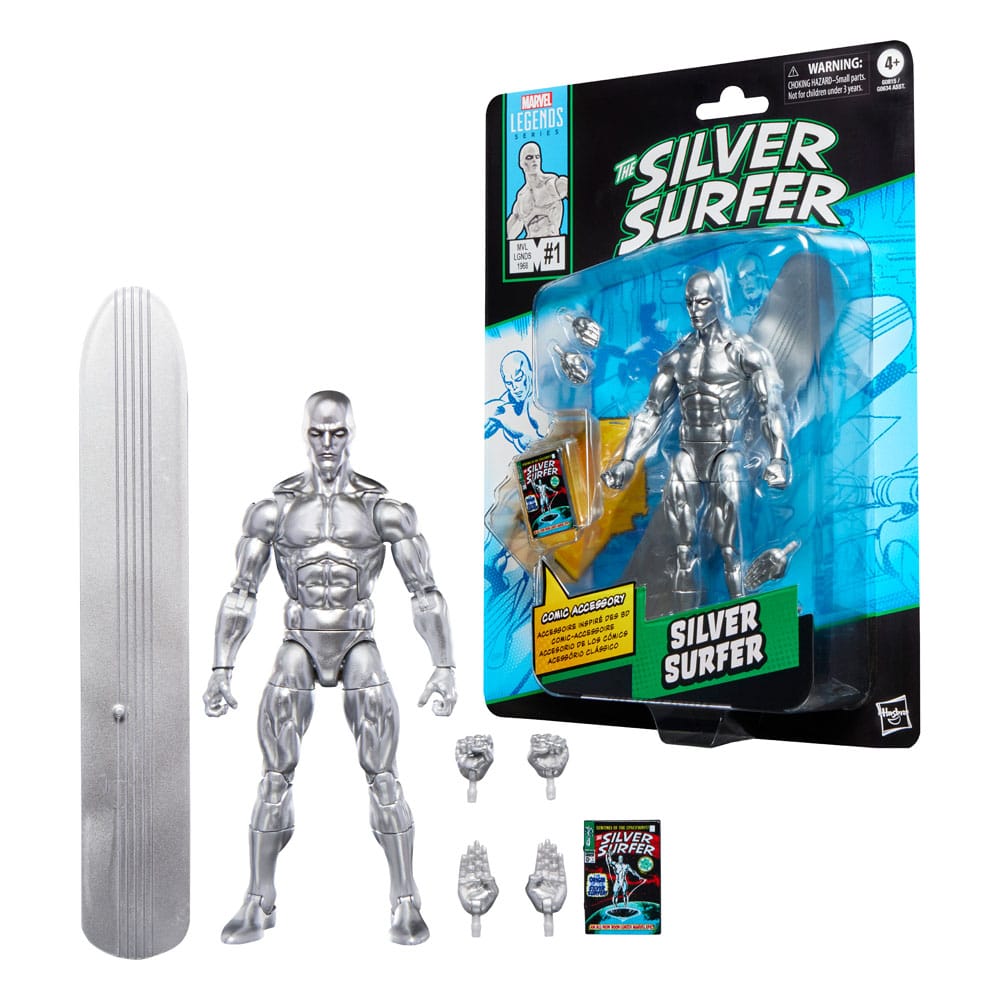 Marvel Legends AF: Silver Surfer Classic 15cm Erwachsener, Männlich, Mann, Person