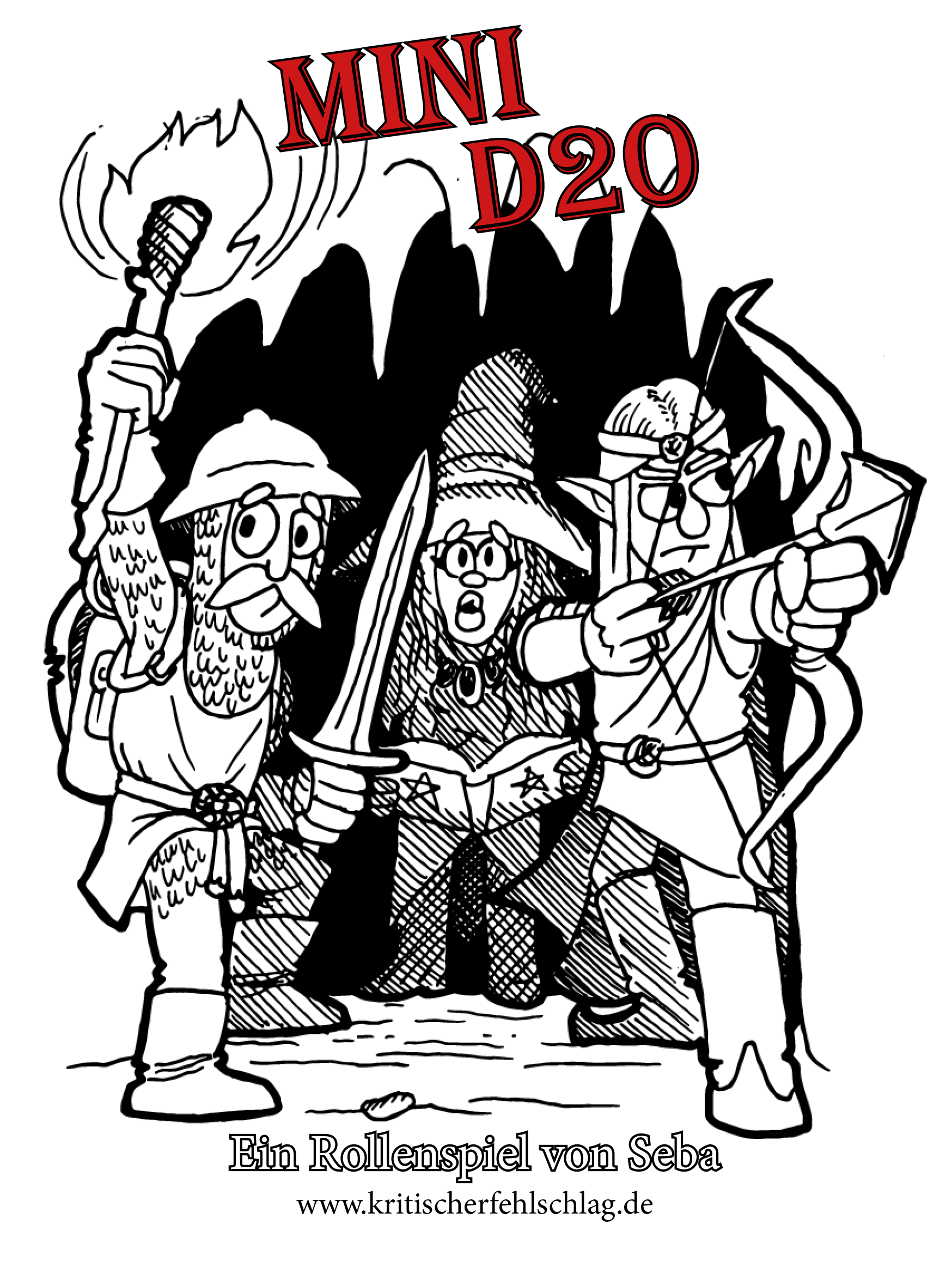 Mini D20 RSP mini, rollenspiel, d20, helden, fantasy